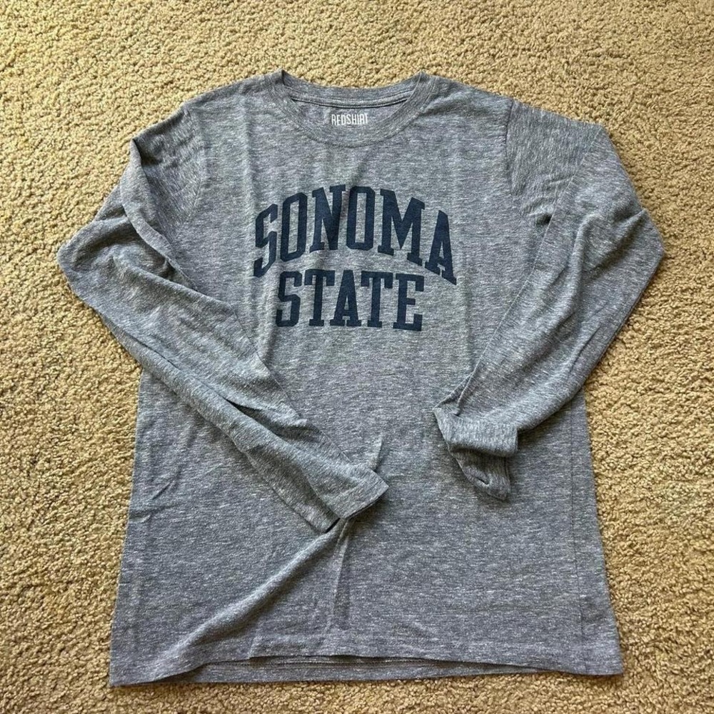 Vintage Grey Sonoma State University long sleeve shirt